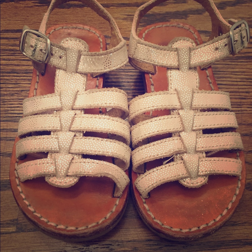 Gold sandals